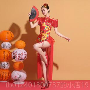 成人腰鼓广 元 高档威锣鼓现代舞爵士舞风旦打演出服装 鼓女2024新款