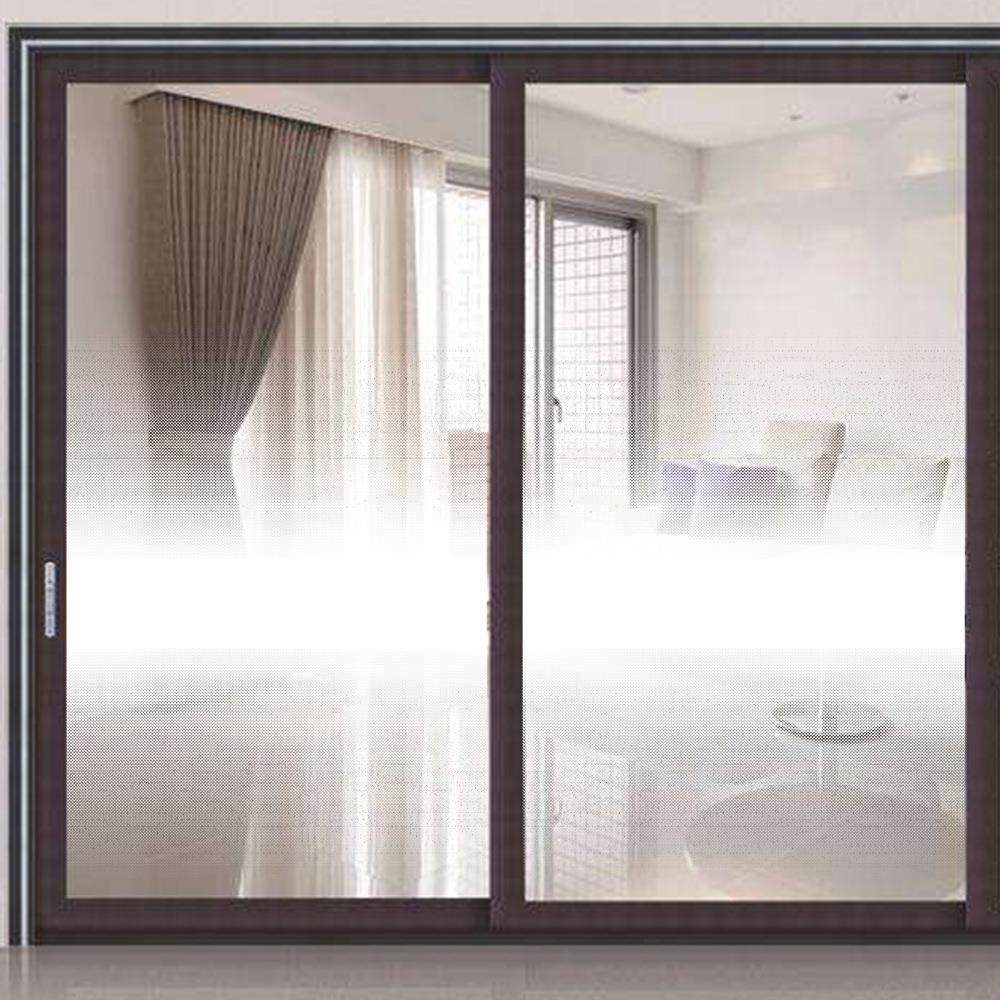 双向渐变玻璃装饰贴膜圆点个性装饰膜两头渐变隔断玻璃门