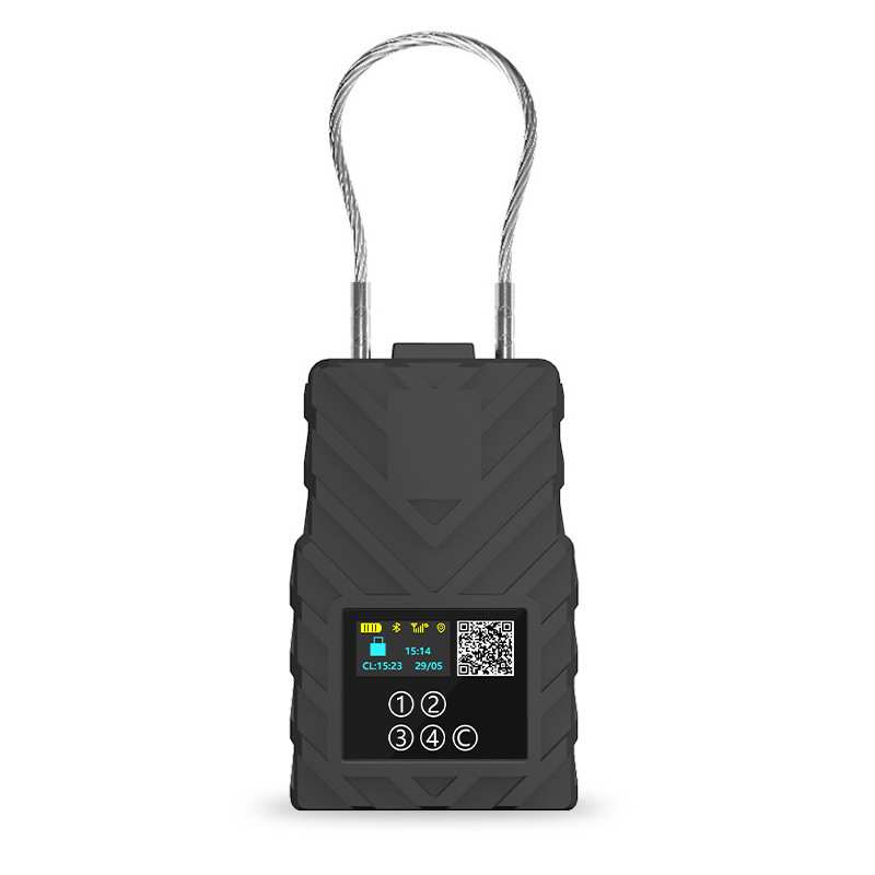 牧原聚爱物流商专用款式:4G远程定位钢丝绳锁助您掌握货物实时动