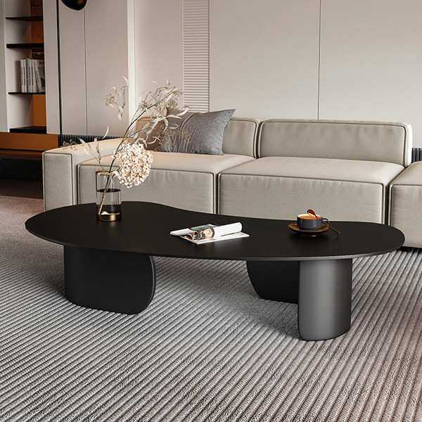 意式岩板茶几黑色腰果异形现代客厅家用创意小户型茶几桌异形茶几,3C数码配件,摄像机配件,淘宝优惠券,粉丝福利购,淘宝优惠卷