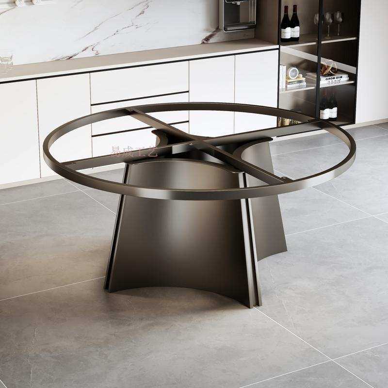 圆形餐桌底座不锈钢岩板桌子腿大理石圆桌腿家用奢石圆台桌脚支架,3C数码配件,摄像机配件,淘宝优惠券,粉丝福利购,淘宝优惠卷