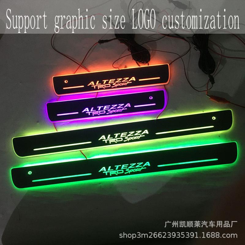 4片/红外免破线款适用于丰田ALTEZZA流光LED灯迎宾踏板门槛条改装