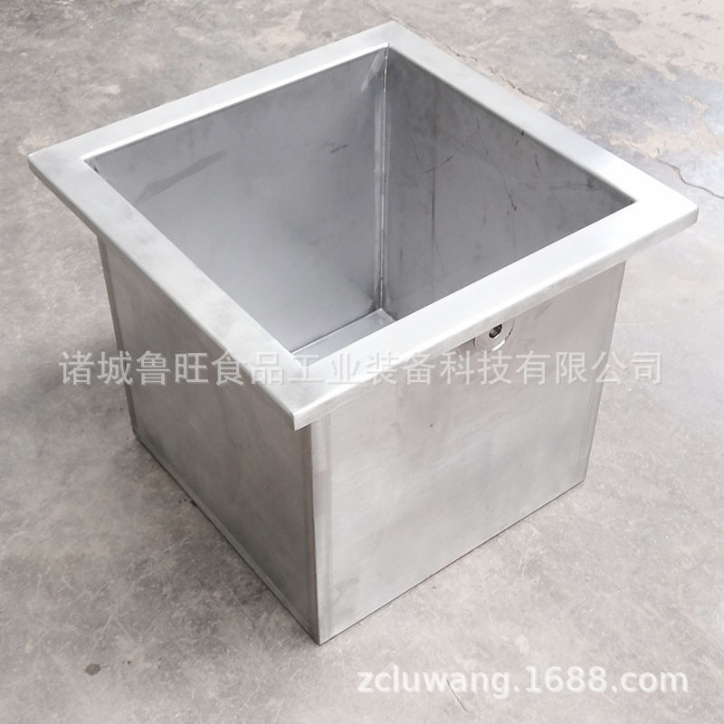 非标制作解冻水槽 热水循环全不锈钢储水槽 餐具浸泡清洗消毒槽