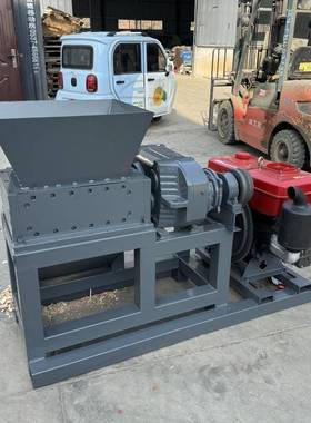 牛羊骨头旧撕碎机废家具家电破机生活碎固废垃圾对FEC辊式撕碎机