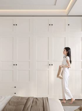 新款家用钢铁制衣柜轻奢简卧室柜合子儿童组易铁艺储物柜皮100790