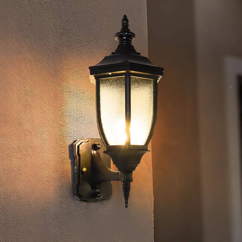 MY-B-300阳能庭院壁灯户外墙欧式复别墅大门口阳古台外灯太院子露
