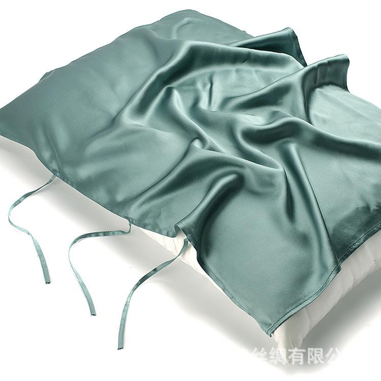 6纯绑带19姆米真丝巾枕巾丝绸枕头10ZSZJ0桑蚕丝色枕头皮丝根滑护