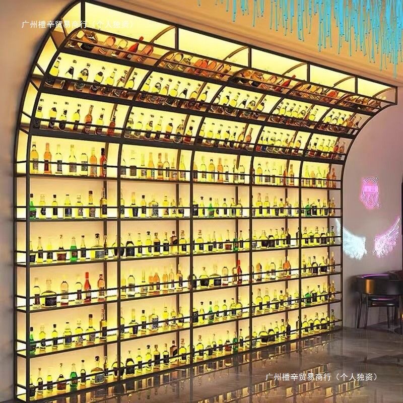 网红创意酒吧清吧红酒架