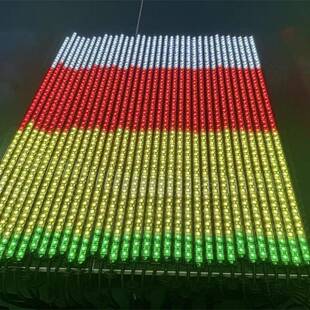 RGBW七彩led硬灯条告500幻四合一灯彩条125硬灯条v防水黑色灯槽灯