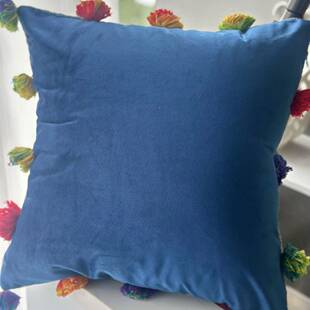 绒与编手套工织结装饰抱丝枕飘ZY838P窗抱枕沙发靠垫抱枕45*45床