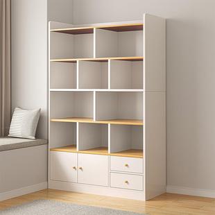 书柜墙简易架置物架落家书用书柜现代简约多地层靠客厅收纳G573B
