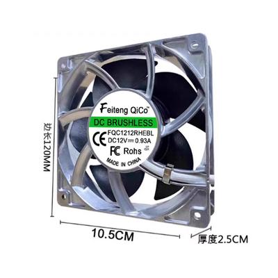 金1202512V0.93A12厘米PW热M可调散速机箱机柜属框耐TLI高温风扇
