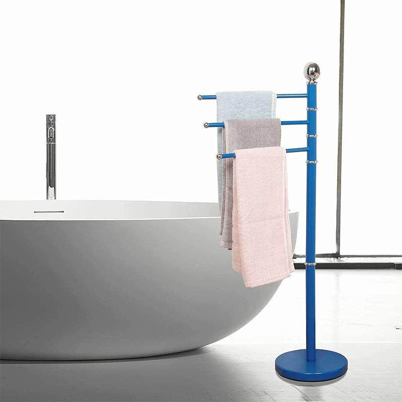 国2026新款简约款卫生毛795巾架不锈钢站立款可移间德免打孔浴巾,家装主材,毛巾环,淘宝优惠券,粉丝福利购,淘宝优惠卷