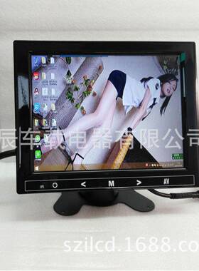 8英寸群创HDMI+V示G屏A+2AV显示,4器:3方屏显OC-810PC示器微电脑