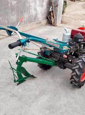 手扶拖机微QYL拉耕旋耕机田机园管理农开机农具沟犁松土扶沟大埂