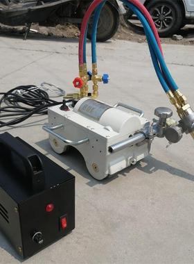 手摇式链割条管道切机气体CFN火切管磁力焰管道切割坡口机机