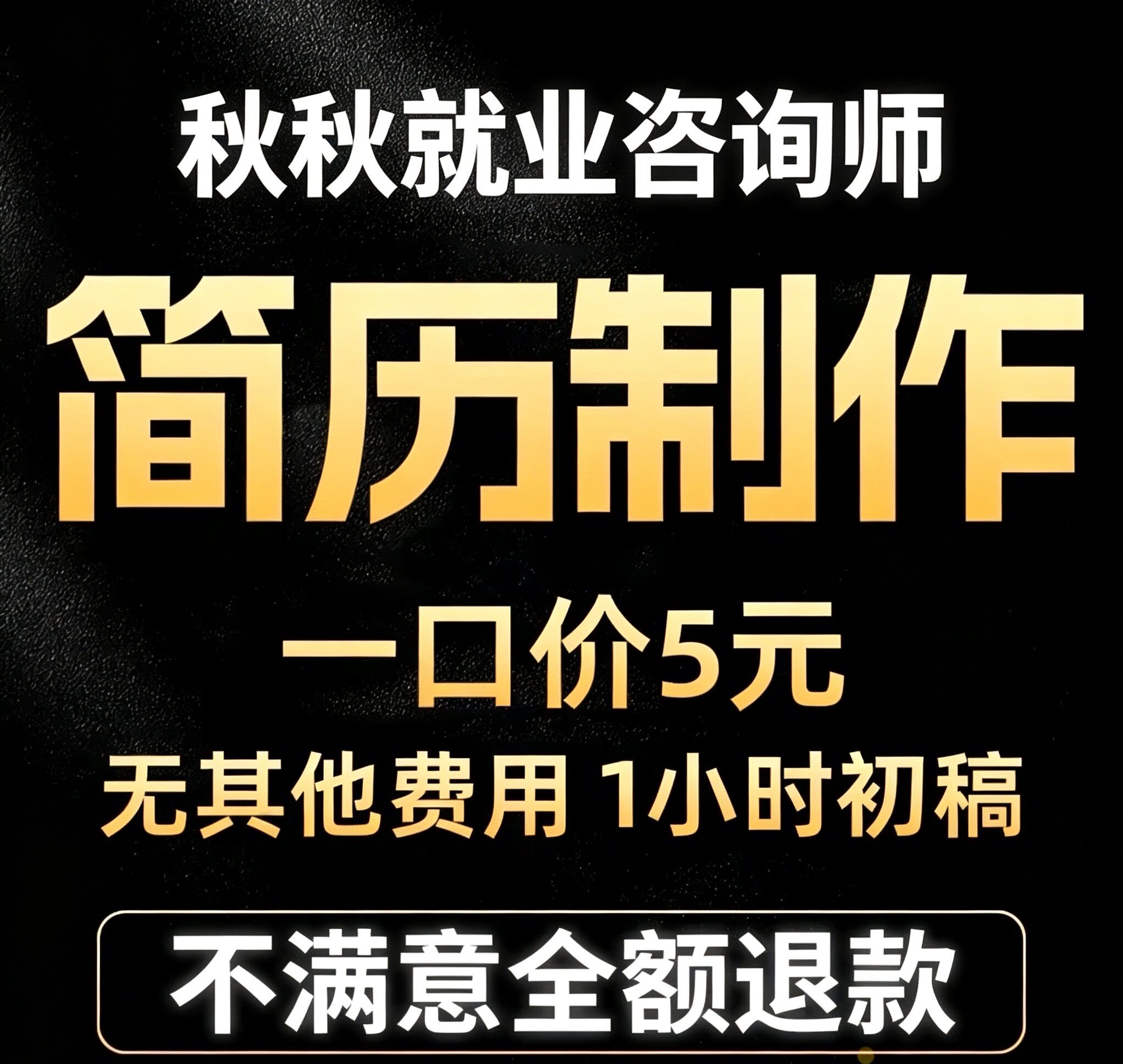 简历代制作优化写个人定制设计英平面广告设计