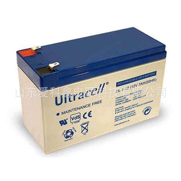 UItracell 蓄电池 12v7ah UL7-12 胶体 电瓶 铅酸免维护