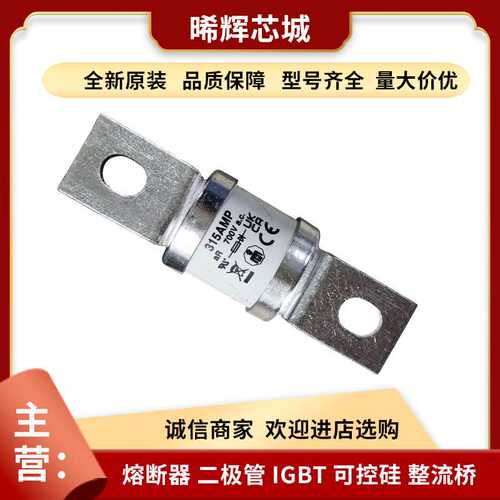 定制315FM 350FM200FM 355FM690Vac充电桩保险电子元器件库存充足