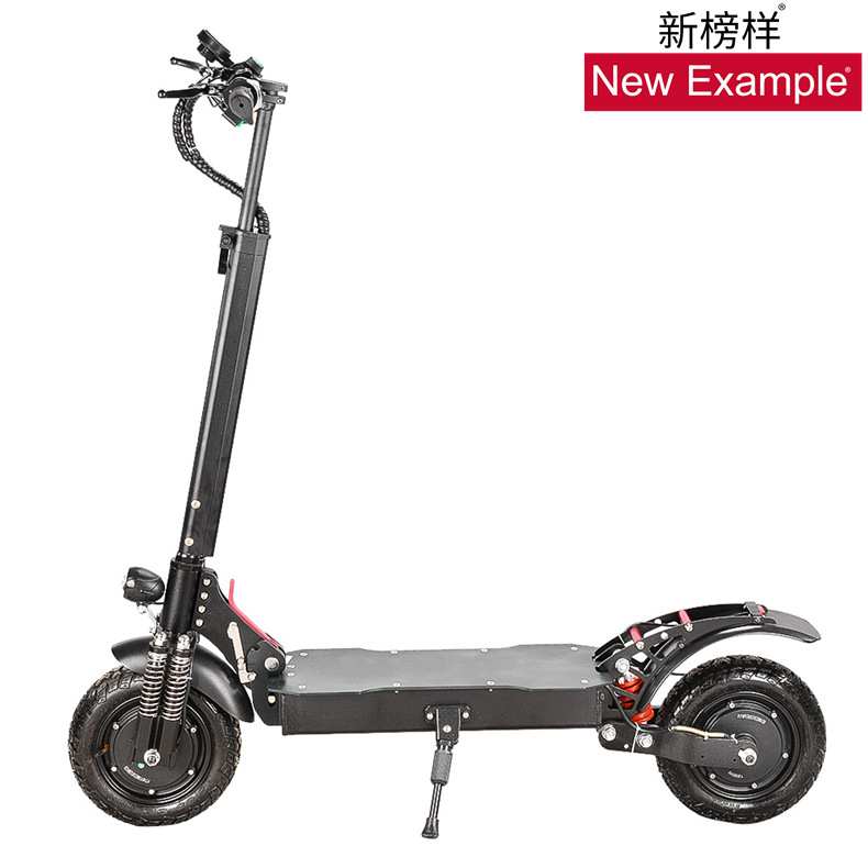 10寸折叠滑板车双驱动电动滑板车一键折叠代步车1200W迷你电动车