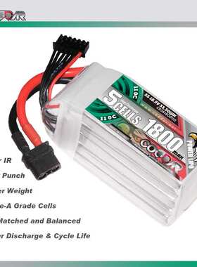 鹰氪CODDAR 1800MAH 5S 18.5V 110C航模3寸涵道穿越机锂电池LIPO