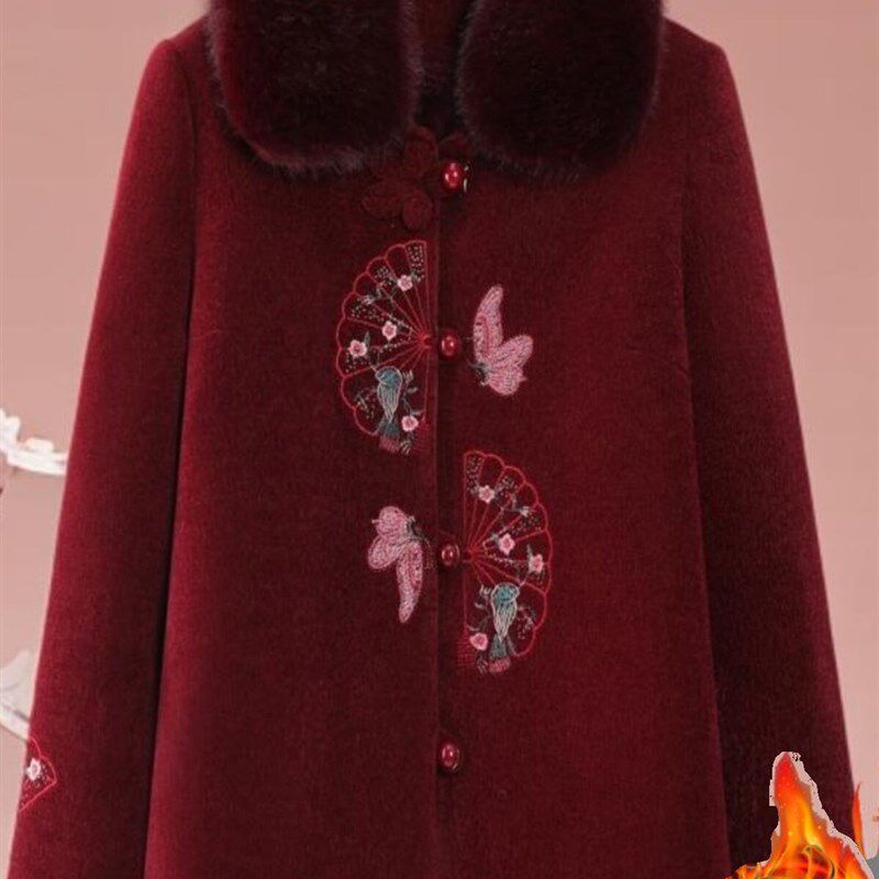 采购产品中老年妇女冬装,天鹅绒及加厚奶奶棉衣,六七十岁母亲冬装