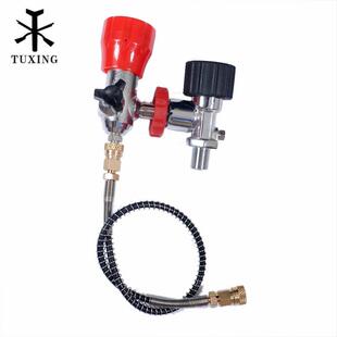 高压瓶头阀G5器/8碳纤维气瓶空呼阀门大转一体充HRM气*接头M1小81