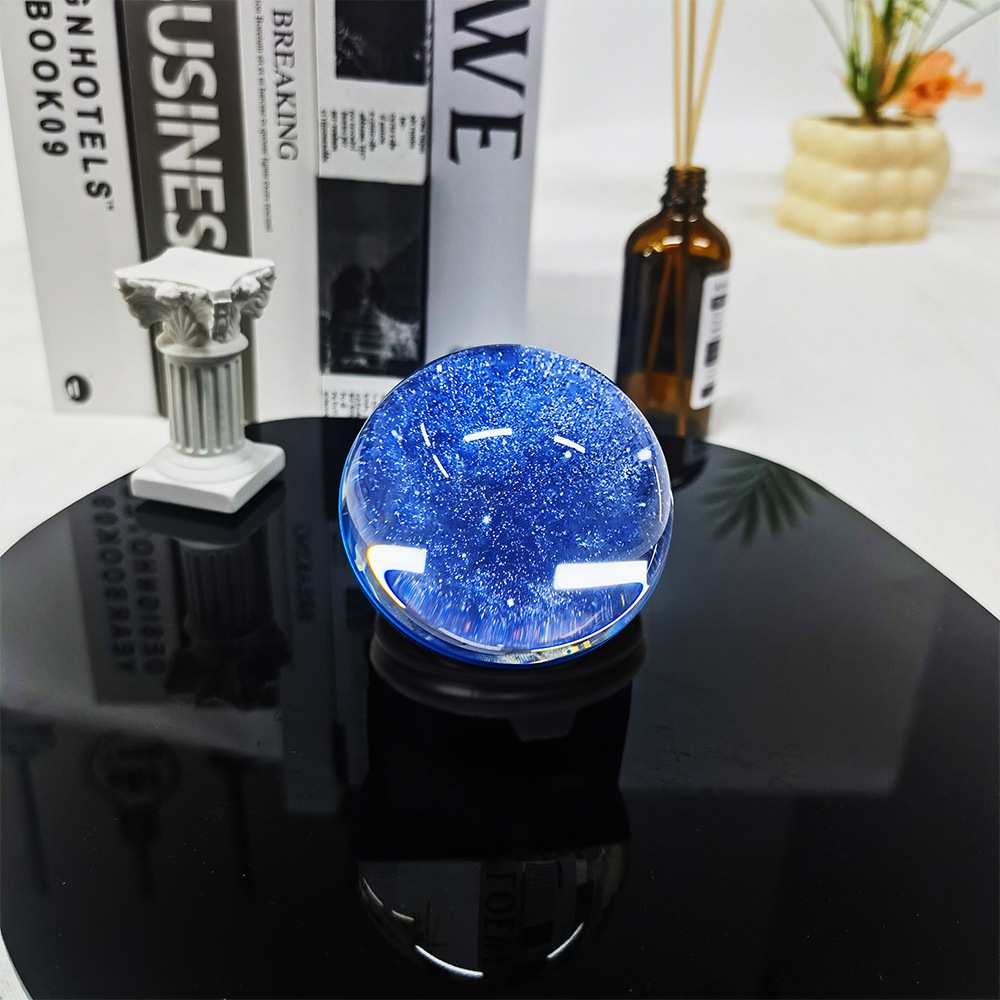 供应3D立体水晶球播放器LED屏高清动态显示屏4GB全彩展示图片视频