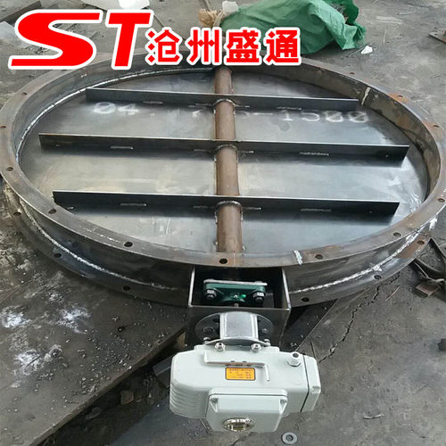 7CDD系列圆风门 手动法兰蝶阀 扳手方风门 烟气通风蝶阀