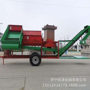 全自动花生去秧机鲜花生摘果机价格手扶牵引花生摘果机视频