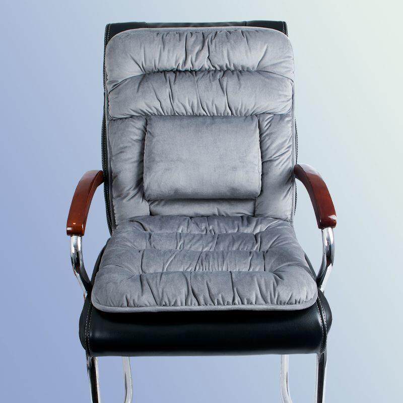 坐垫靠背一体椅子垫冬季办公室久坐凳子靠垫加厚餐椅座垫老板椅垫