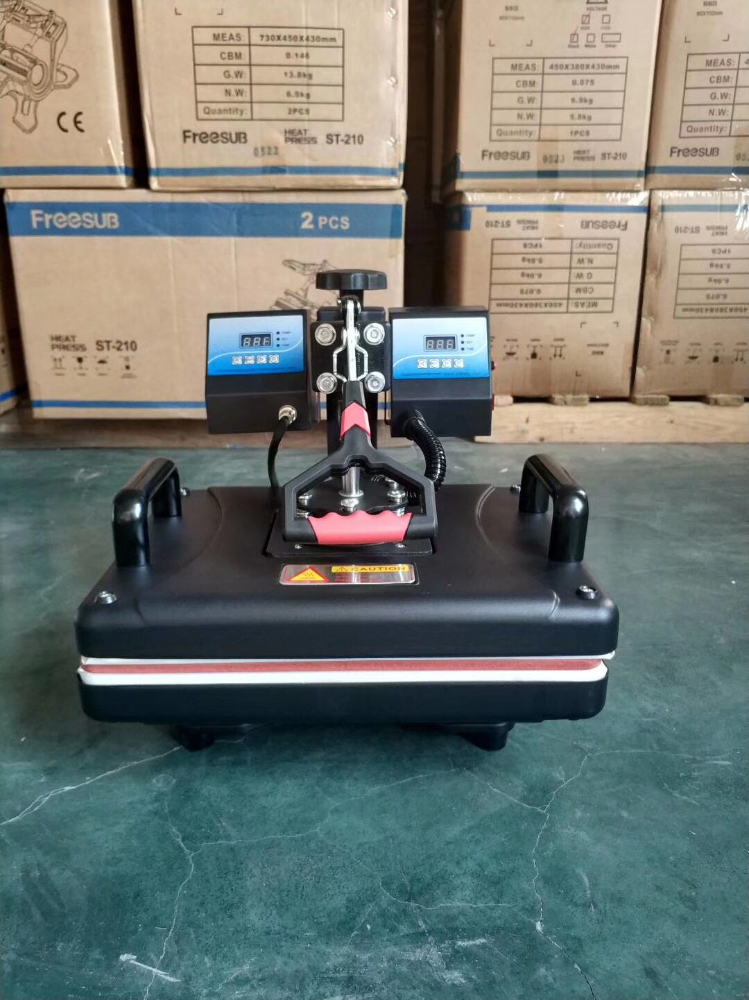 双核双发热面加热烫画机