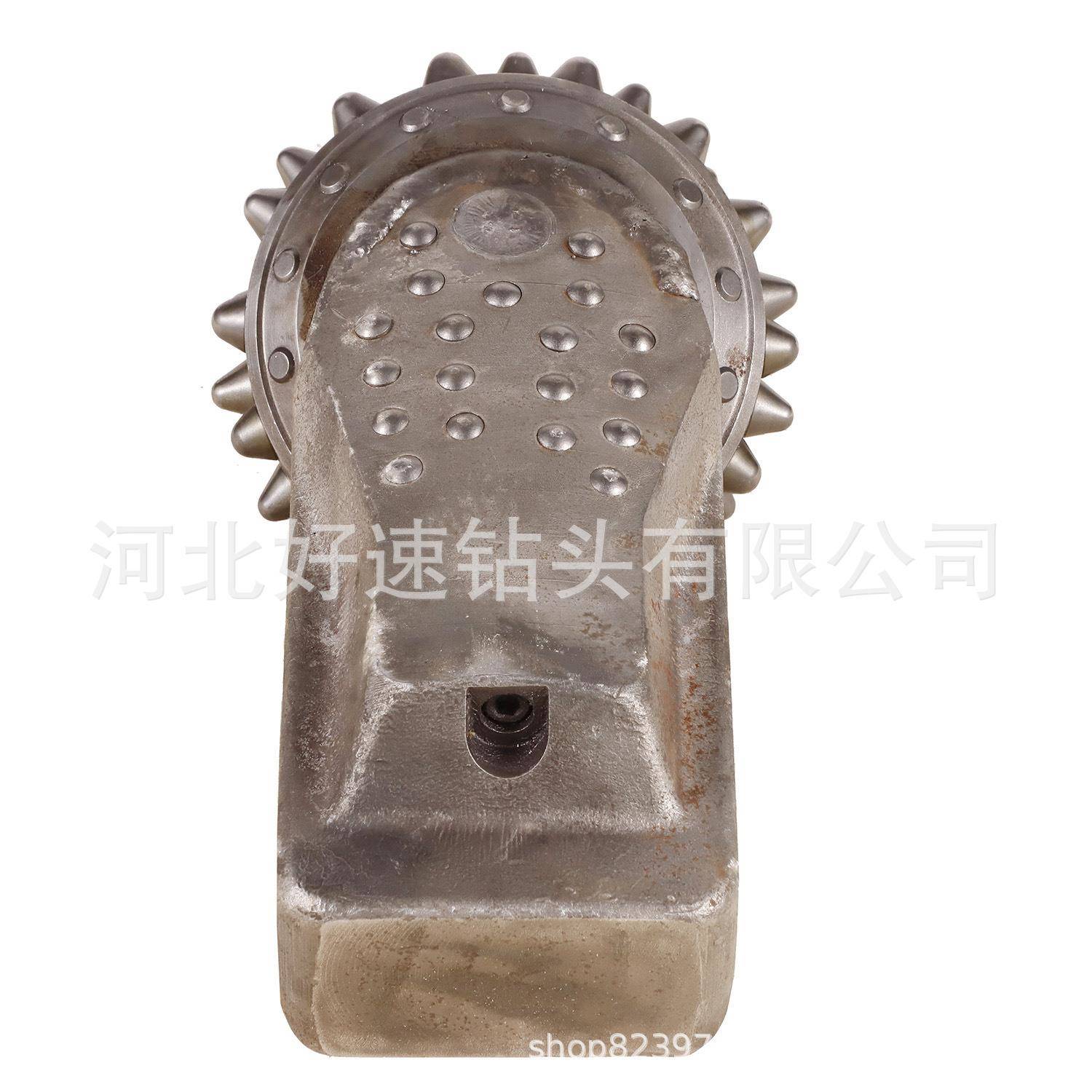 现货52颗合金齿焊接式旋挖掌片非开挖带水眼8.5寸镶齿牙轮掌片