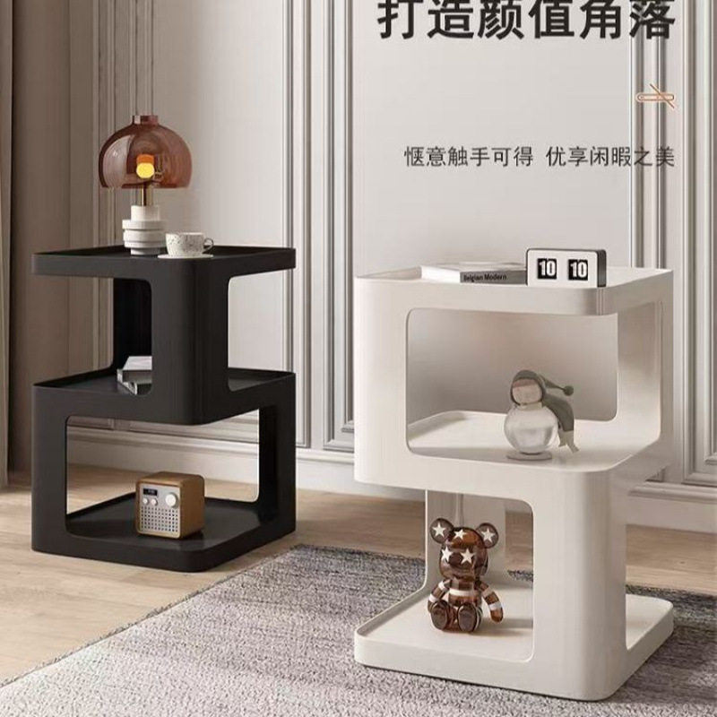520床头柜床头移动客厅创意边柜卧室铁艺置物架茶几角几现代简约
