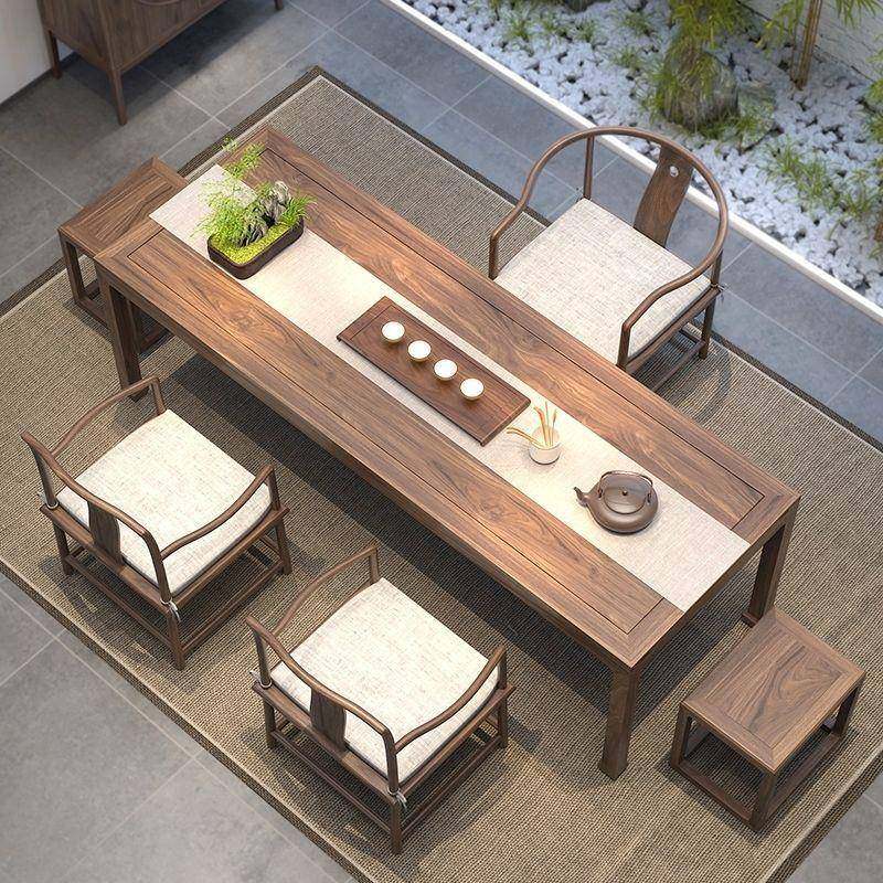 老榆木茶台实木茶桌简约休闲椅方凳新中式泡茶桌椅组合原木家用,商业/办公家具,茶台/茶桌,淘宝优惠券,粉丝福利购,淘宝优惠卷