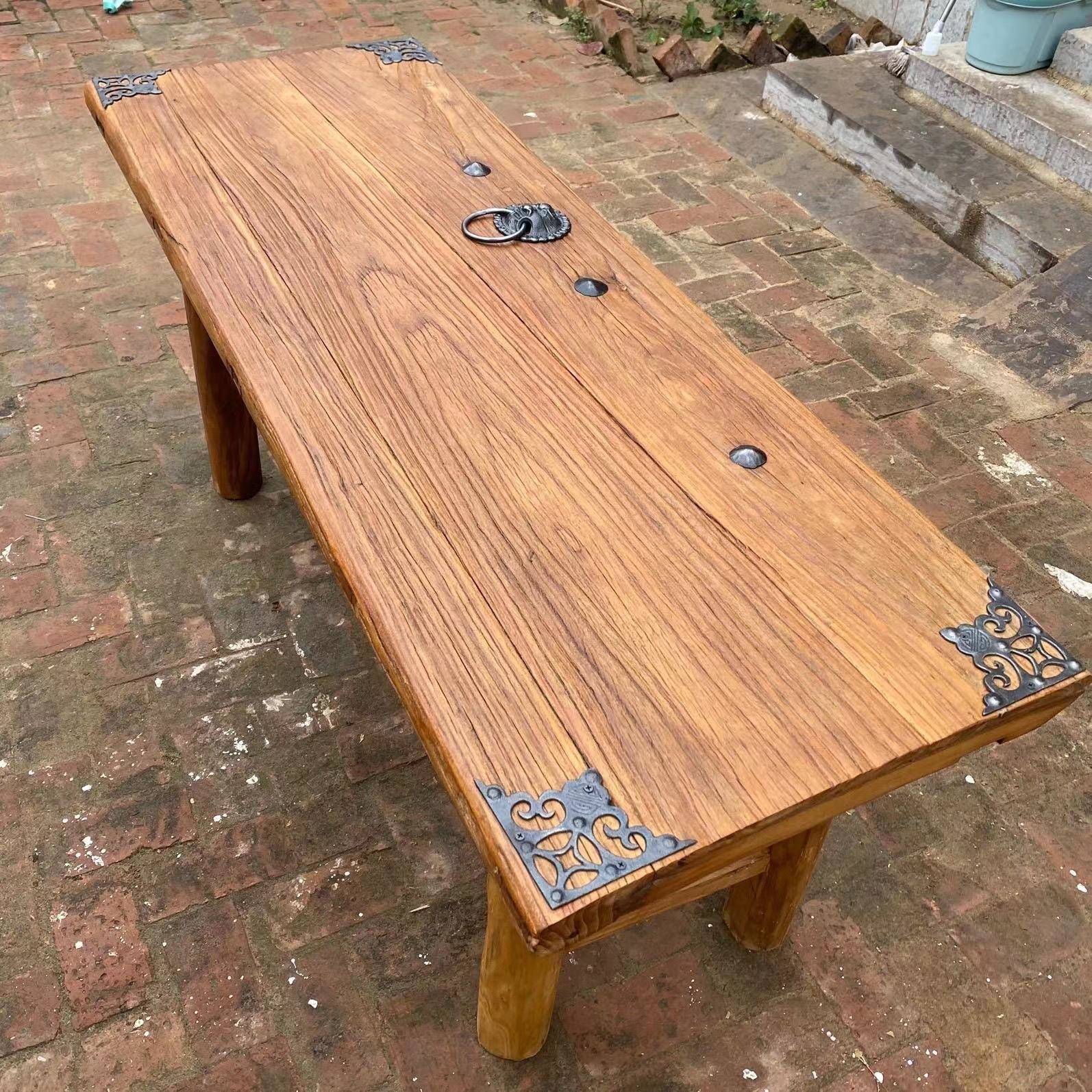 纯实木大板桌老榆木白蜡木板吧台桌台面板餐桌窗台面板隔板