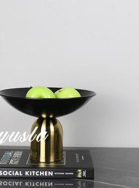 水果盘干果托盘样板间餐厅吧台客厅茶几酒店别墅软装饰品轻奢风