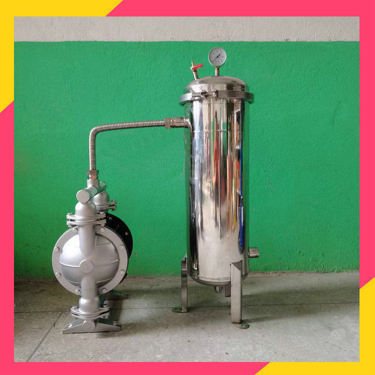 小型不锈钢线切割过滤器 可循环在线过滤 去除杂质加压过滤装置