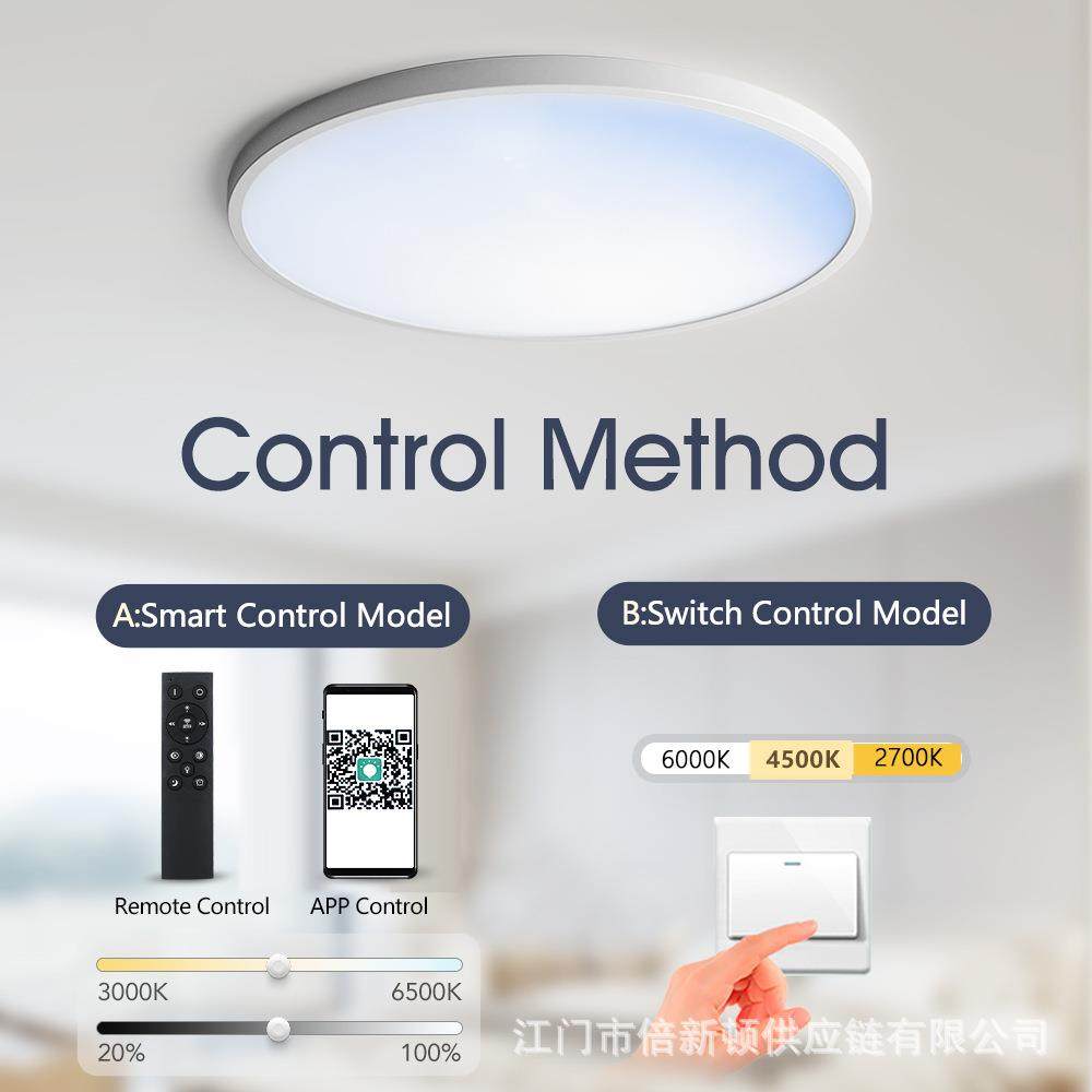LED现代极简卧室灯阳光云雾主卧吸顶灯新款儿童房灯家用照明灯