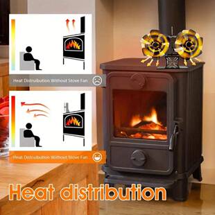 热能风扇壁炉柴火炉煤油炉取暖温差发电热对流热动力热能热力风扇