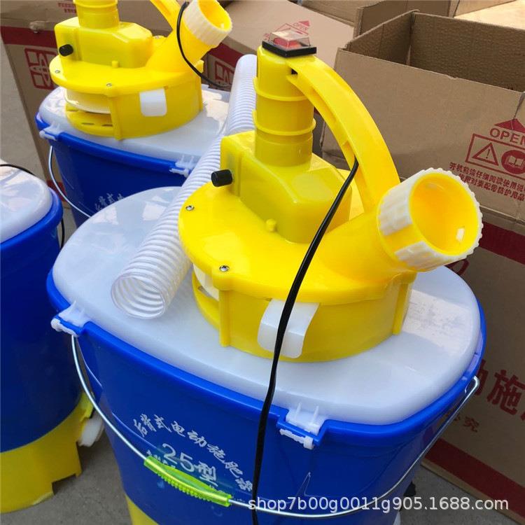 后背式电动施肥器撒肥机多功能农用化肥播种机25L大容量追肥器