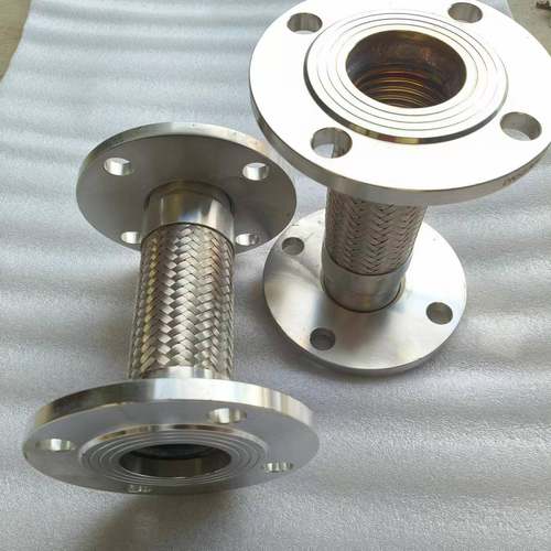 工业金属软管大口径锈织波纹管法兰式不钢波纹管DN65*1503编4金属