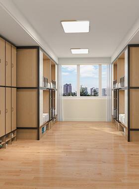 母双层床TKCC013木子床太空高低床实青年旅社电竞酒店舱上下铺床