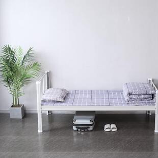 单铁床铁艺JY-DCC简约病房门卫床铁室出租房公寓员工宿舍钢人制单