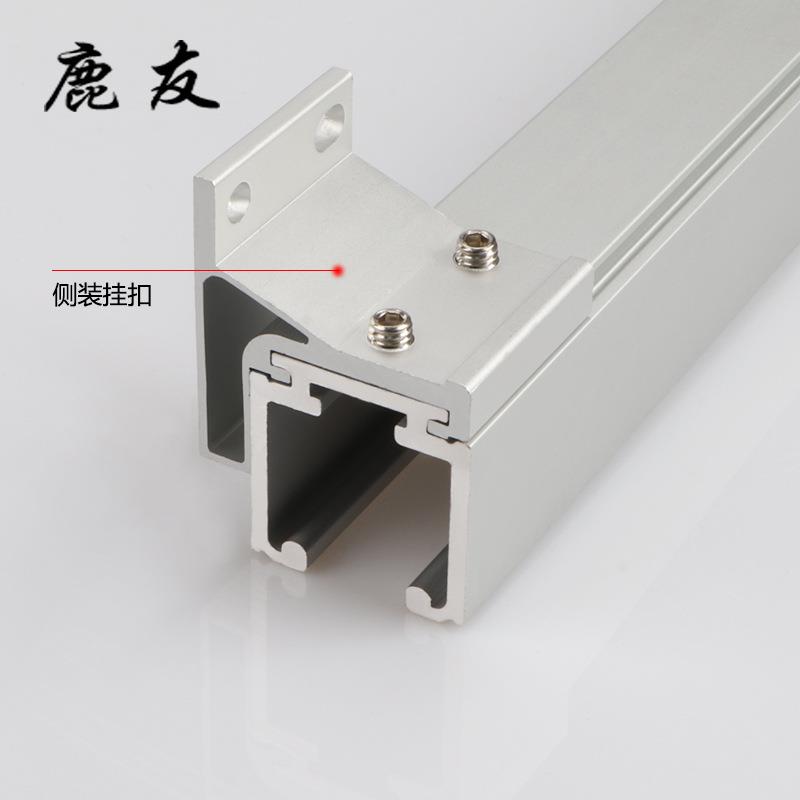 直销凹形轮道缓冲厨吊轮吊轨门房推拉LY155轨滑道移门双边阻尼滑