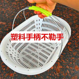 塑料采摘篮子循环子使耐摔草莓手提杨梅篮用大F97ST6J6樱号加厚桃