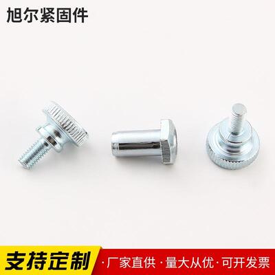 螺头滚花丝盘头圆十字NHA六角螺木钉