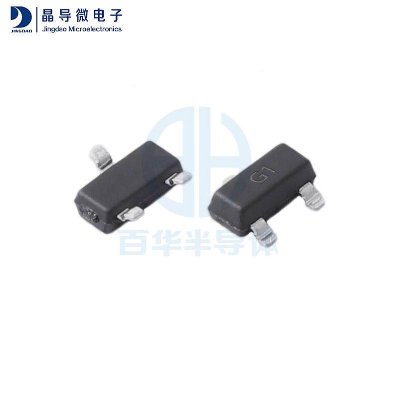 原装晶导5微MMBT55551丝印MMBT5551G1片三极管电贴子元件NPNSOT-2