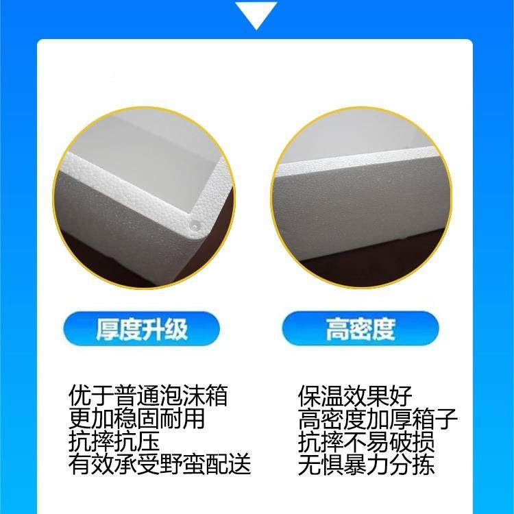 包保邮政沫箱快VNT递温箱商用冷冻冷藏保鲜生鲜水果快递泡打盒子