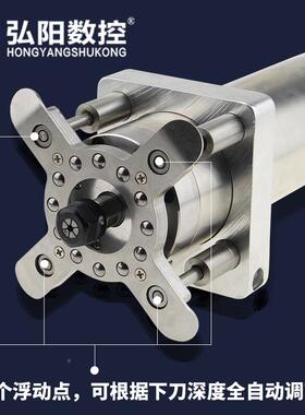 雕刻WHK机轴电机固定全主自动式压板皮压革浮动木工板料CNC台面夹